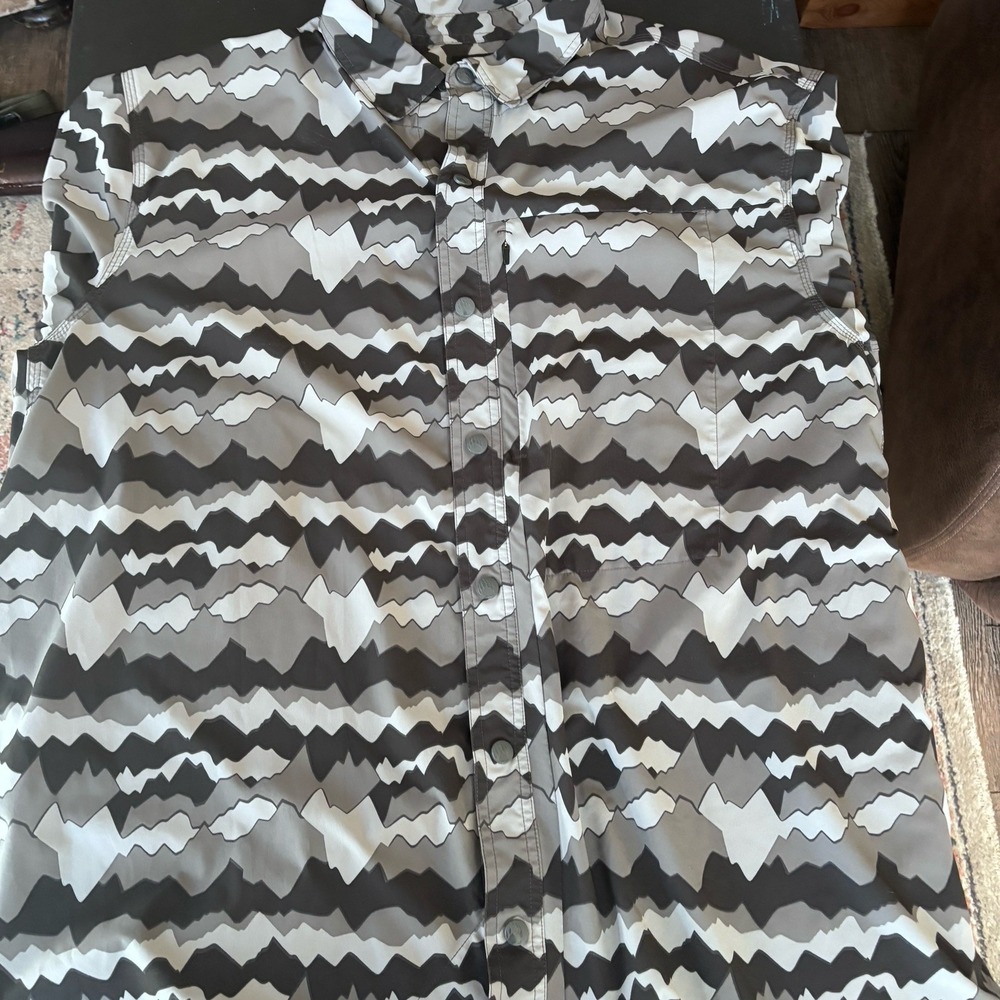 Alaskan Hardgear Mens 2XL Standard Fit Snap Buttons Camo Short Sleeve